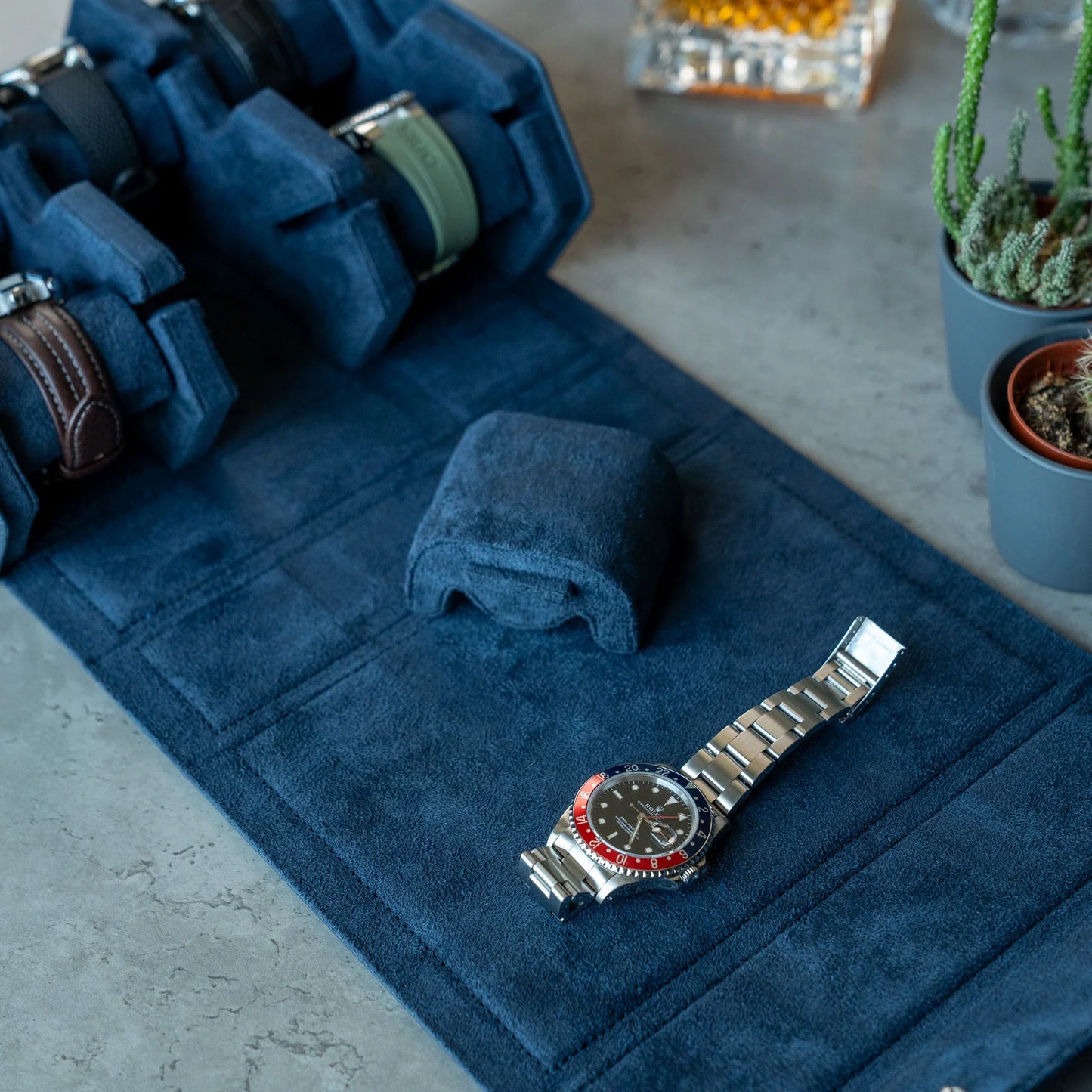 ÉTUI 3 MONTRES - HEXAGONAL