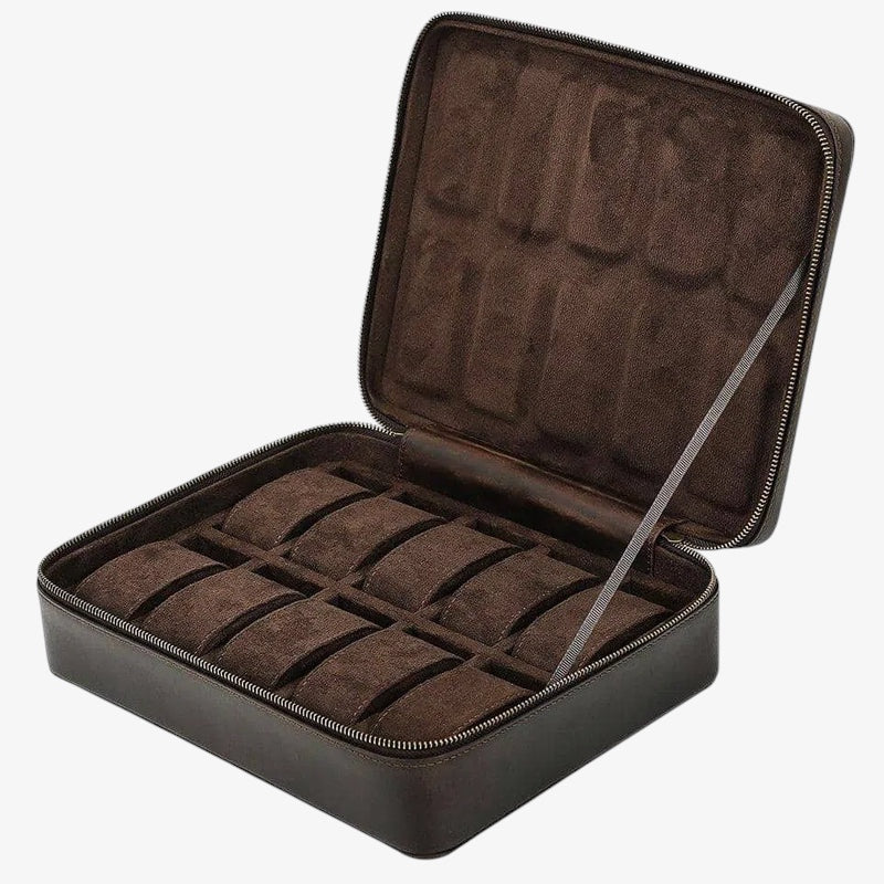 BOITE À MONTRES - ÉTUI CUIR PRESTIGE